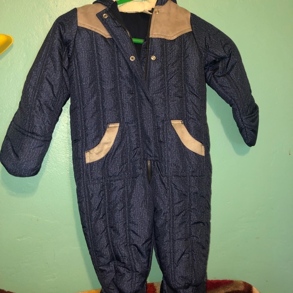 24m hooded infant snowsuit baby - Picture 1 of 2